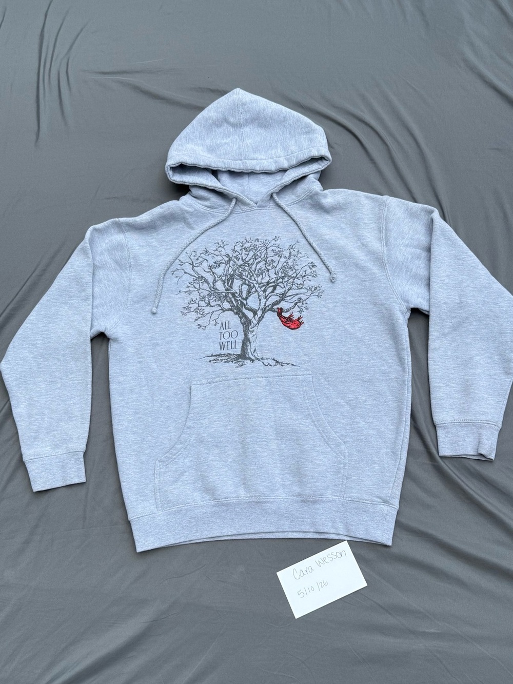 Taylor Swift All Too Well Hoodie Red Era Medium Cozy Sweatshirt Official Merch